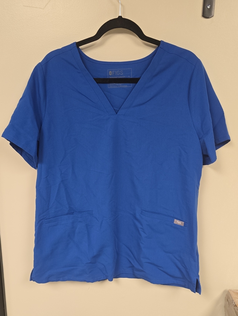 Figs V-Neck Top - Blue